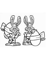 coloriage les lapins de paques et leurs oeufs en chocolat